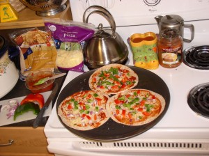 Healthy Pizza Ala Kelli! :-)